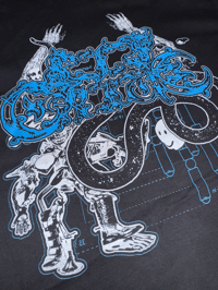 Image 2 of Black and Blue tee