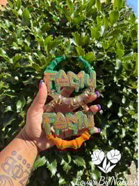 Image 1 of Custom HBCU Hoop Earrings: Silver or Gold, School Pride Jewelry