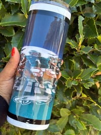 Image 1 of Philadelphia Eagles Custom 20 oz. Tumbler| Handmade| Epoxy Resin Finish