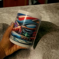 Image 4 of Shadow the Hedgehog Tumbler - Printed on Permanent Vinyl and Epoxy Resin Coated for Durability