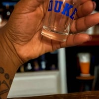 Image 2 of Blue Devil Duke Shot Glasses -2  Unique Designs for the Ultimate Duke Fan