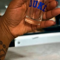 Image 4 of Blue Devil Duke Shot Glasses -2  Unique Designs for the Ultimate Duke Fan