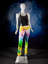Image 3 of Size 7 Rainbow Tie Dye Jeans