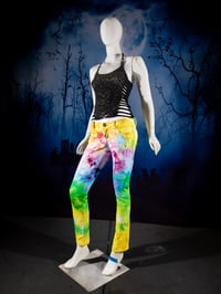 Image 1 of Size 7 Rainbow Tie Dye Jeans