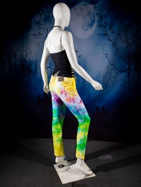 Image 4 of Size 7 Rainbow Tie Dye Jeans