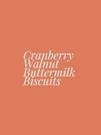 Image 1 of Cranberry Walnut Buttermilk Biscuits
