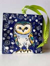 Image 1 of The Owlidays Collection – “Snowy Hoot” Ornament