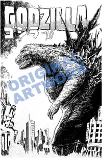 Image 1 of Original Art: Godzilla Minus One 22x34 