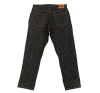 Image 2 of 14oz Selvedge Denim (Black)