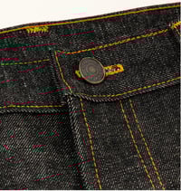 Image 4 of 14oz Selvedge Denim (Black)