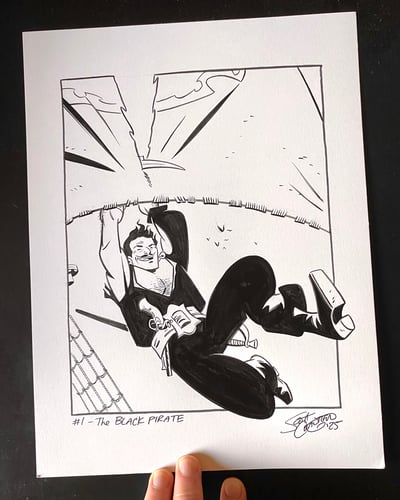 Image of Pulptober 2025 Day 1: THE BLACK PIRATE