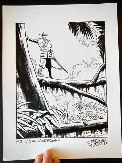 Image of Pulptober 2025 Day 2: ALLAN QUATERMAIN