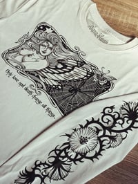 Image 1 of PRE- ORDER  "Love and Death" Longsleeve Unisex tee 