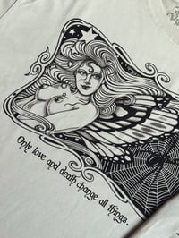 Image 2 of PRE- ORDER  "Love and Death" Longsleeve Unisex tee 