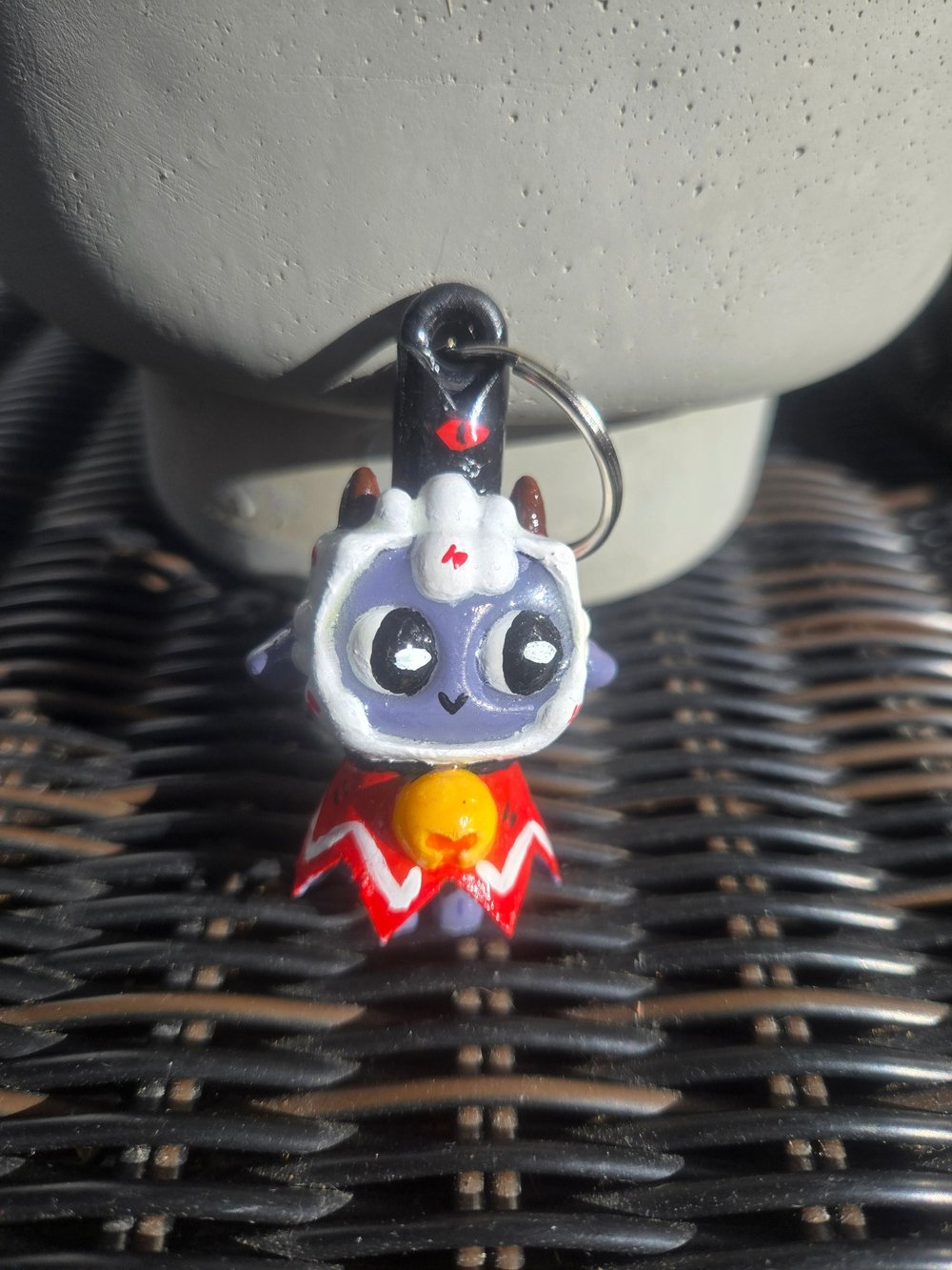 Image of Cult of the Lamb Keychains, COTL, lamb, goat