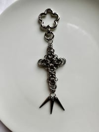 Image 4 of Cross - Kitty Chainmaille Keychain
