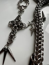 Image 2 of Cross - Kitty Chainmaille Keychain