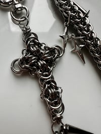 Image 3 of Cross - Kitty Chainmaille Keychain