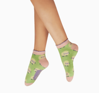 Marshmallow Sheep Ankle Socks