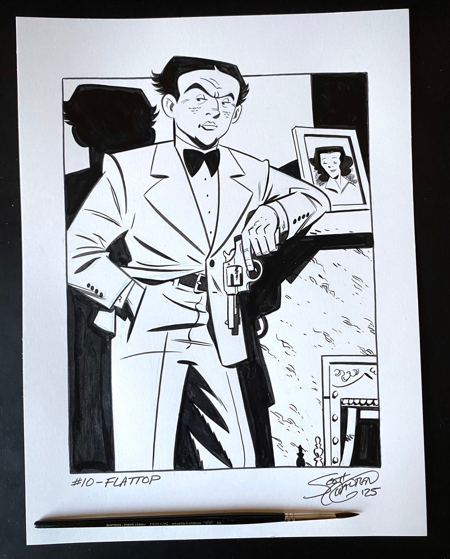 Image of Pulptober 2025 Day 10: FLATTOP