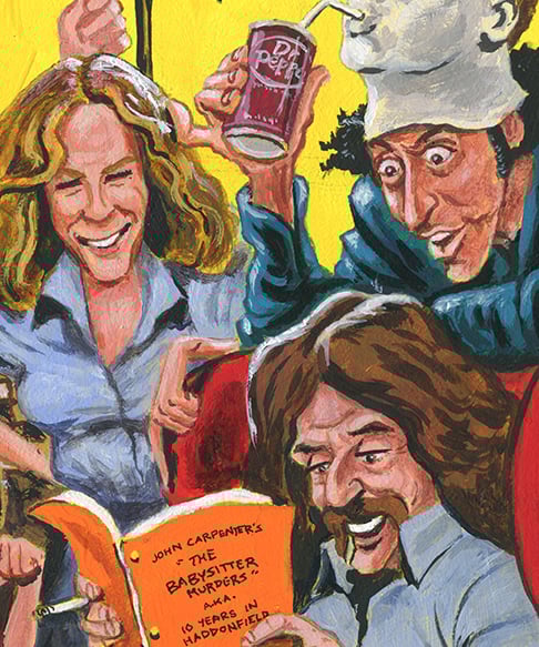 "Creepy Story Time" (inspired by "Halloween" and the "Creepy" cover art of Jack Davis Image 3