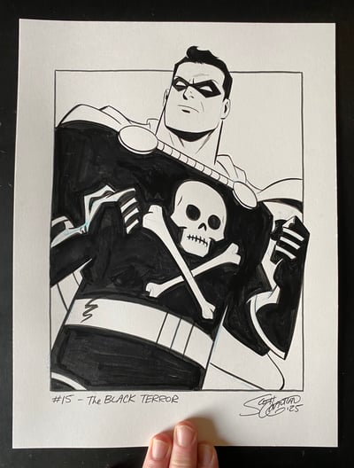 Image of Pulptober 2025 Day 15: THE BLACK TERROR