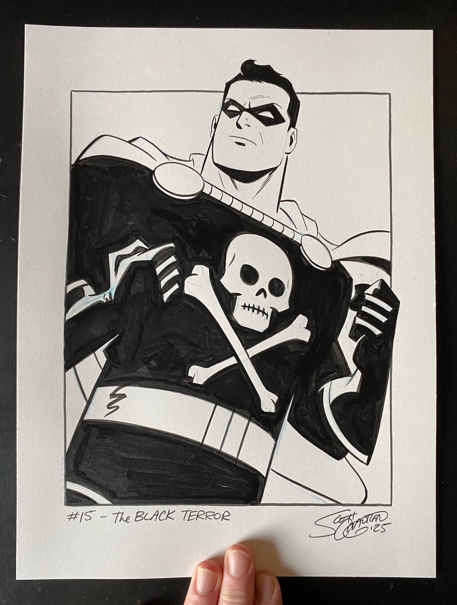 Image of Pulptober 2025 Day 15: THE BLACK TERROR