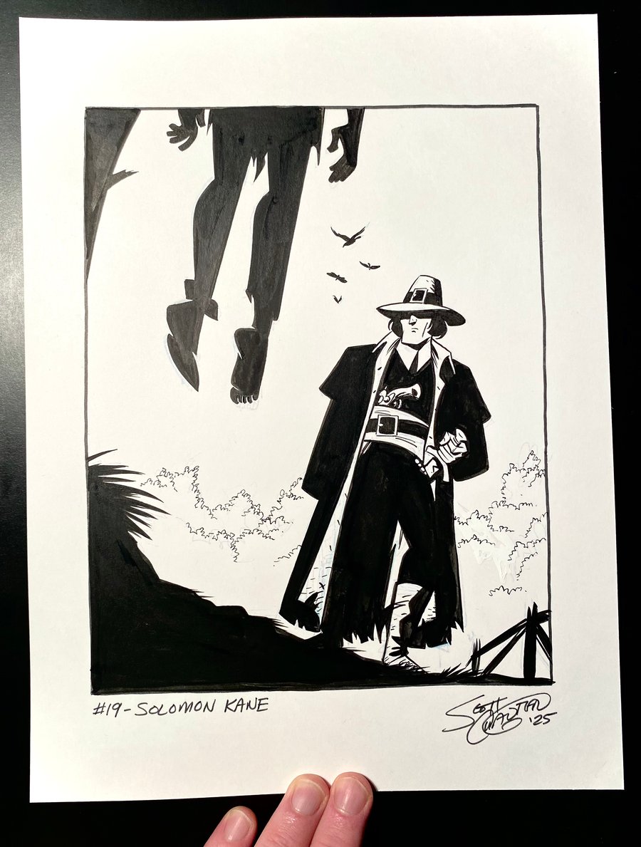Image of Pulptober 2025 Day 19: SOLOMON KANE