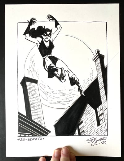 Image of Pulptober 2025 Day 23: BLACK CAT