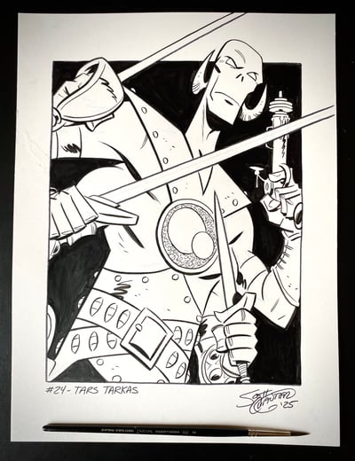 Image of Pulptober 2025 Day 24: TARS TARKAS