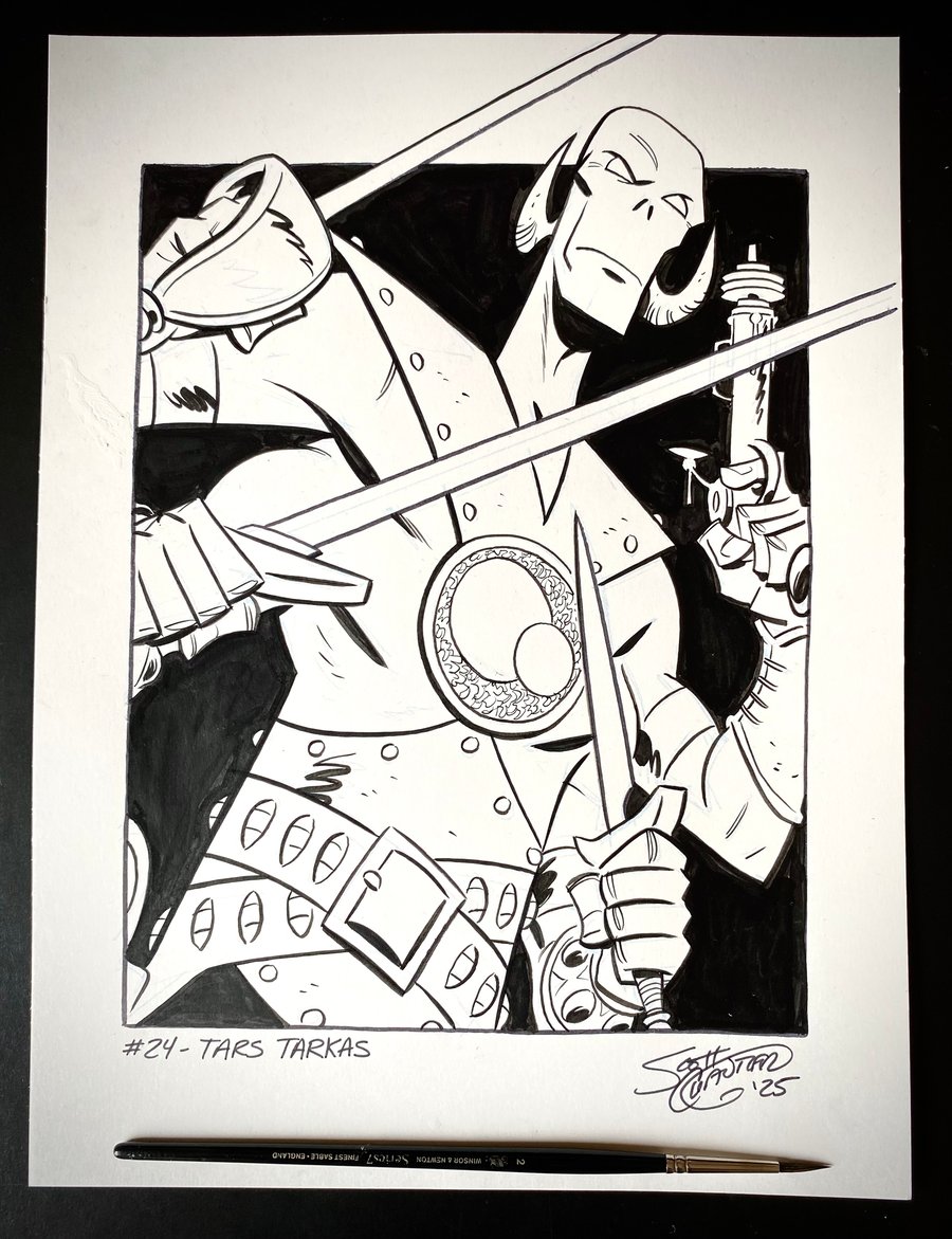 Image of Pulptober 2025 Day 24: TARS TARKAS