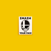SMASH YOUR FACE 2 STICKER