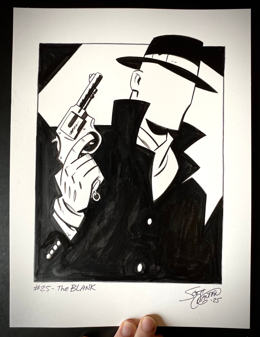 Image of Pulptober 2025 Day 25: THE BLANK