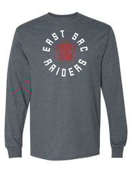 Dark Grey Basketball Long Sleeve T-shirt
