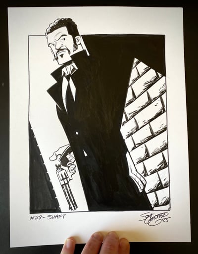 Image of Pulptober 2025 Day 28: SHAFT