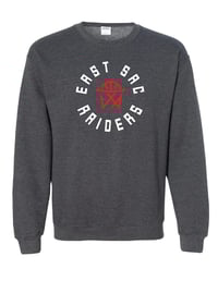 Dark Grey Basketball Crew Sweatshirt