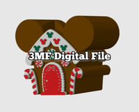 Digital 3MF File Gingerbread House Soap Holder