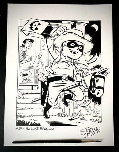 Image of Pulptober 2025 Day 29: THE LONE RANGER