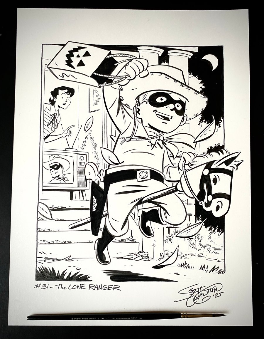 Image of Pulptober 2025 Day 29: THE LONE RANGER