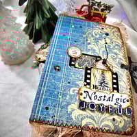 Image 2 of Echoes of Noel – ISC Red Rubber Stamp Sheet (8 stamps)