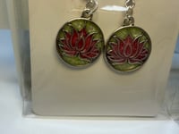 Image 4 of Metal Framed Resin Earring collection 1