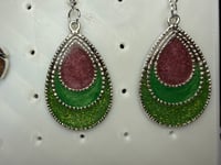 Image 1 of Metal framed Earring Collection 2