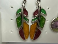 Image 2 of Metal framed Earring Collection 2