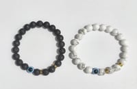Image 3 of Calm + Clarity / Ground + Protect Bracelets (2pk)