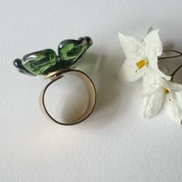 Image 5 of Sage Green Flower Ring