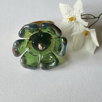 Image 3 of Sage Green Flower Ring