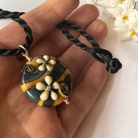 Image 3 of Ivory Flowers Pendant