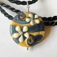 Image 1 of Ivory Flowers Pendant