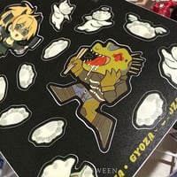 Image 3 of D R H D R Gyoza V2 Sticker Sheet