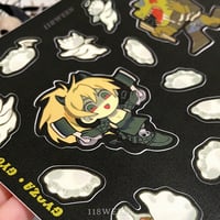 Image 4 of D R H D R Gyoza V2 Sticker Sheet